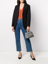 Thumbnail for your product : Courreges Vichy-Print Tote Bag