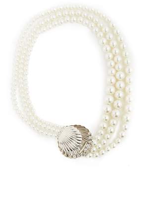 Miu Miu Faux-pearl and crystal necklace