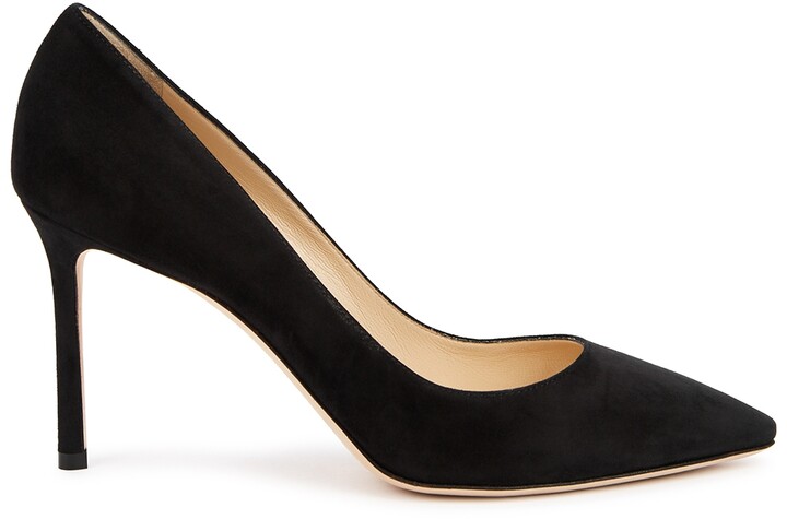 3 Inch Black Suede Pumps | Shop the world's largest collection of fashion |  ShopStyle