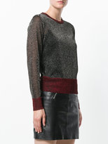 Thumbnail for your product : Zoe Karssen cropped fit lurex pullover