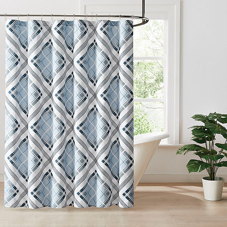 Truly Soft Lars Plaid Shower Curtain