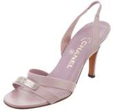 Thumbnail for your product : Chanel Slingback Leather Sandals