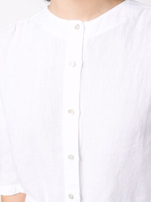 120% Lino Belted Shirt Linen Dress