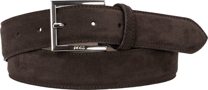 hugo boss suede belt