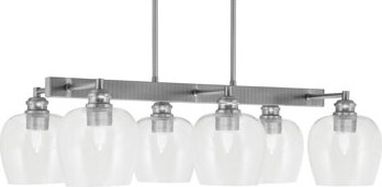 Toltec Lighting Edge 6 Light Bar Shown With 6\