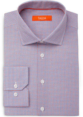 Tallia Men's Slim-Fit Micro Flower Tiles Dress Shirt