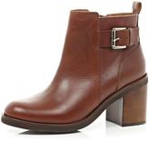 Thumbnail for your product : River Island Chunky Heeled Ankle Boots