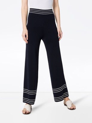 ODYSSEE High-Waisted Wide-Leg Trousers