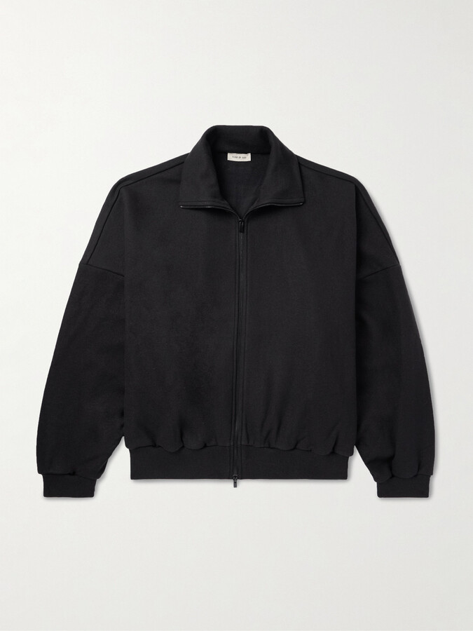 Fear Of God Logo-Appliquéd Cotton and Wool-Blend Terry Track Jacket