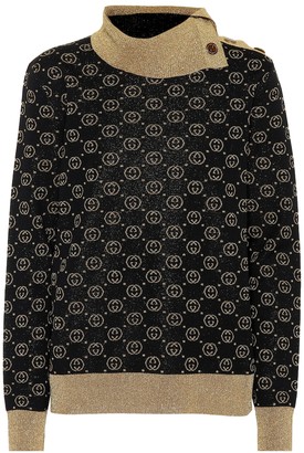 gucci metallic sweater