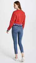Thumbnail for your product : Opening Ceremony Elastic Logo Crop Sweatshirt