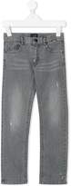 Thumbnail for your product : Il Gufo distressed slim-fit jeans