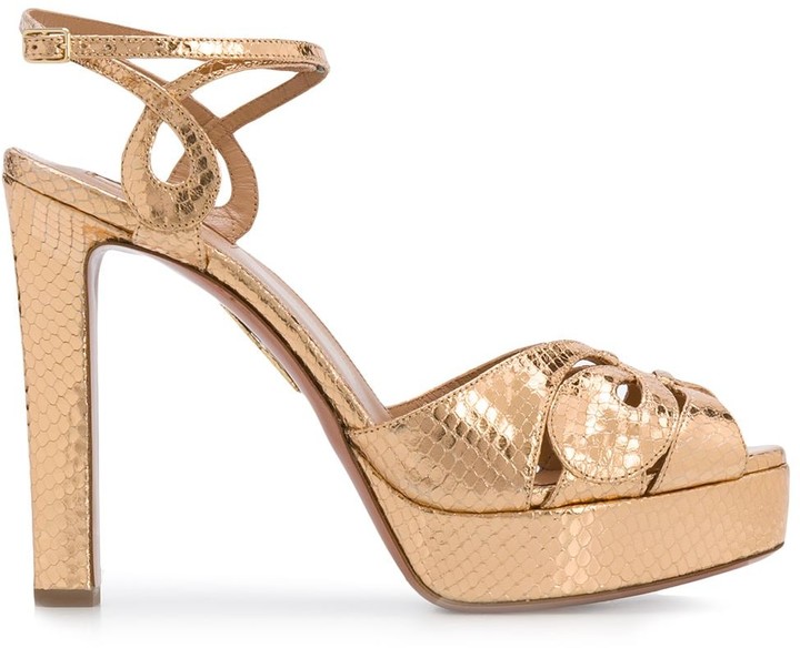 Aquazzura High Heel Platform Sandals ShopStyle