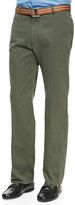 Thumbnail for your product : Peter Millar Raleigh Washed-Twill Pants, Olive
