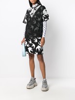 Thumbnail for your product : McQ Swallow Swallow Print Layered Dress