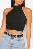Thumbnail for your product : boohoo Eyelet Detail Ring Buckle Belt