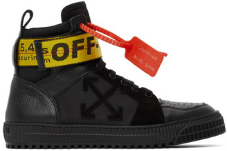 Off-White SSENSE Exclusive Black Industrial High-Top Sneakers