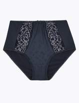 Thumbnail for your product : Marks and Spencer Jacquard & Lace Full Briefs