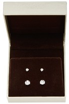 Thumbnail for your product : Nordstrom Women's Precious Metal Plated 0.50Ct Tw And 2Ct Tw Cubic Zirconia Stud Earrings (Set Of 2)