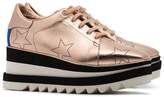Thumbnail for your product : Stella McCartney Rose Gold Selyse 75 platform sneakers