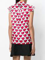 Thumbnail for your product : Love Moschino heart pixel blouse