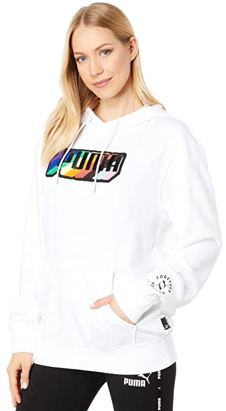 Puma Cat Hoodie | Shop the world's largest collection of fashion | ShopStyle