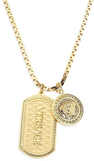 Versace dog tag Clearance