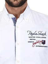 Thumbnail for your product : Paul & Shark Embroidered Cotton Oxford Shirt