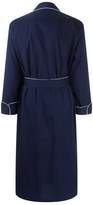 Thumbnail for your product : Derek Rose Pin Dot Piped Dressing Gown