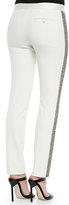 Thumbnail for your product : Haute Hippie Embellished Tux Stripe Pants