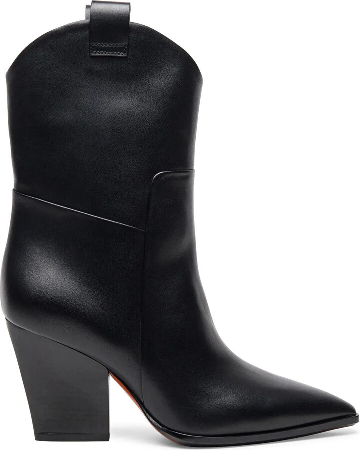Santoni Leather Boots
