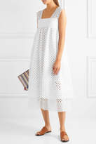 Thumbnail for your product : Tory Burch Broderie Anglaise Cotton Dress - White