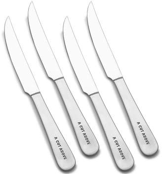 Towle Dining Expressions A Cut Above Set of 4 Steak Knives