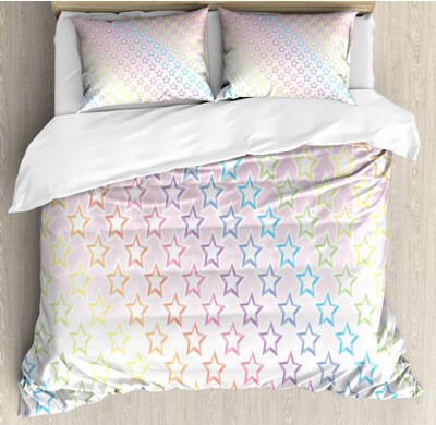 Ambesonne Star Duvet Cover Set