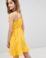 Thumbnail for your product : Vero Moda Wrap Ruffle Mini Dress