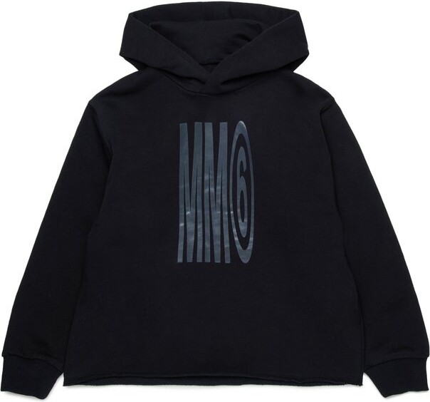 MM6 MAISON MARGIELA Kids MM6 Maison Margiela Logo Printed Hoodie