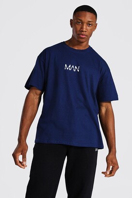 boohoo Oversized Original Man Print T-shirt