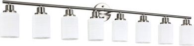 Latitude Run Wall Sconce With Soft Frosted Glass - Transform Your Bathroom Into A Relaxing Modern Sconce & Decor