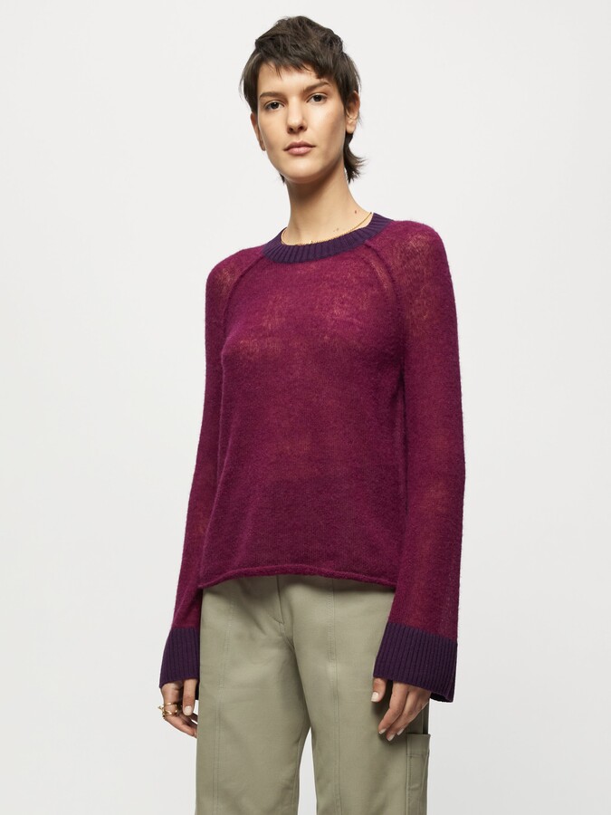 JigsawJigsaw Fine Wool Blend Crew Jumper ShopStyle