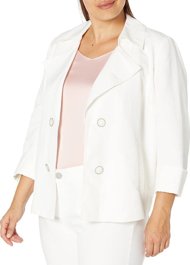 plus size linen jacket