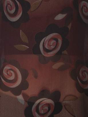 Maison Margiela floral print sheer dress