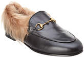 Thumbnail for your product : Gucci Jordaan Wool & Leather Loafer