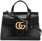 Gucci - GG Marmont top handle bag - women - Cuir de crocodile - Taille Unique