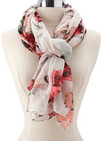 Thumbnail for your product : Charlotte Russe Floral Print Wrap Scarf