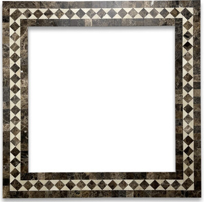 Marble Online 12" x 4" Marble Listello Tile in Beige/Brown