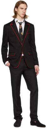 Dolce & Gabbana Black Jersey Blazer