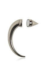 Thumbnail for your product : Givenchy Large Cone Shark Brass Mono Earring