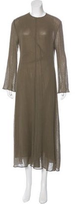 Calvin Klein Collection Long Sleeve Maxi Dress