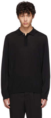 BOSS Black Silk T-Eberto Knitted Polo