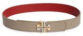 Thumbnail for your product : Tory Burch Robinson Reversible Leather Logo Belt